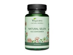 Vegavero Natural Seleniu, 100 mcg, 180 Capsule